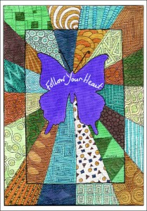 Butterfly Zentangle