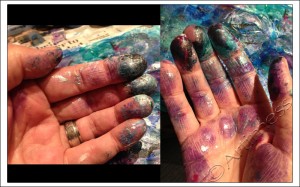 Paint Stained Hands!